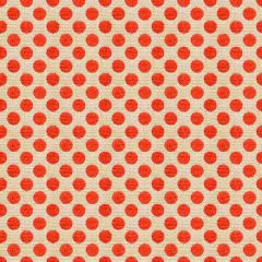 Kravet Design Posie Dot Hot Coral 34070-1216 Classics Collection Indoor Upholstery Fabric