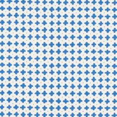 F Schumacher Polka Blue 178240 by Vera Neumann Indoor Upholstery Fabric