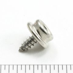DOT® Durable™ Screw Stud 93-X8-103934-1A Nickel-Plated Brass / Stainless Steel Screw 3/8" 100 pack