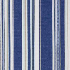 F Schumacher Ponderosa Stripe Blue 76630 Indoor / Outdoor Linen Collection Upholstery Fabric