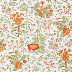 F Schumacher Pomegranate Botanical Orange 178122 Schumacher Classics Collection Indoor Upholstery Fabric