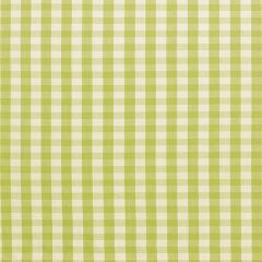 F Schumacher Elton Cotton Check Pear 63055 Indoor Upholstery Fabric