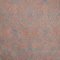 Lee Jofa Toccoa Paisley Ruby / Blue 2017126-519 Lodge II Weaves and Embroideries Collection Indoor Upholstery Fabric