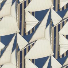 Lee Jofa St Tropez Print Navy / Marine 2018136-505 by Suzanne Kasler Multipurpose Fabric