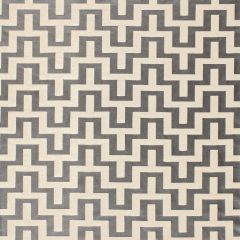 F. Schumacher Maubray Weave Graphite 66552 Courtrai Collection Indoor Upholstery Fabric