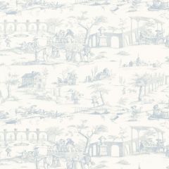 F Schumacher Siena Toile Delft 175170 Palazzo Collection Indoor Upholstery Fabric