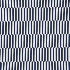 F Schumacher Maxwell II Navy 176720 Indoor / Outdoor Prints and Wovens Collection Upholstery Fabric