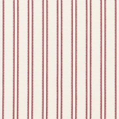 F Schumacher Morrison Red 69864 Essentials Stripes II Collection Indoor Upholstery Fabric