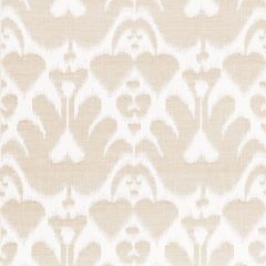 F Schumacher Lela Cotton Ikat Sand 68582 Indoor Upholstery Fabric