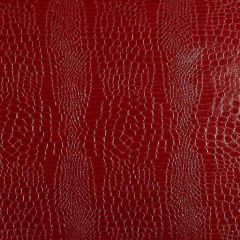 F-Schumacher Crocodile-Crimson 5005831 Luxury Decor Wallpaper