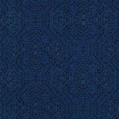 Beacon Hill Escot Maze Indigo 261477 Linen Embroideries Collection Multipurpose Fabric