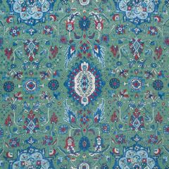F Schumacher Jahanara Carpet Jade 172793 Ottoman Chic Collection Indoor Upholstery Fabric