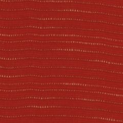 Robert Allen Faneuil Stripe Lacquer Red 232656 Indoor Upholstery Fabric