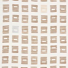 F Schumacher Tiasquam Teak 177883 by Caroline Z Hurley Indoor Upholstery Fabric