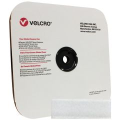 1 inch (25mm) Velcro Loop - White
