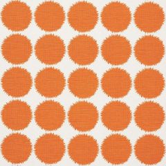 F Schumacher Fuzz Orange 177092 Prints by Studio Bon Collection Indoor Upholstery Fabric