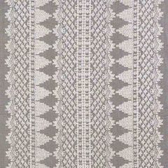 F Schumacher Wentworth Embroidery Haze 75471 New Traditional Collection Indoor Upholstery Fabric