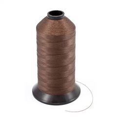 Coats Polymatic Bonded Monocord Dacron Thread Size 125 Brown 16-oz