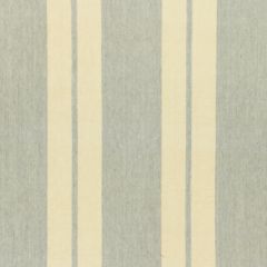 F Schumacher Topsail Linen Stripe Sky Blue 54161 Indoor Upholstery Fabric