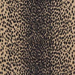 F Schumacher Cheetah Velvet Ebony 73913 Cut and Patterned Velvets Collection Indoor Upholstery Fabric