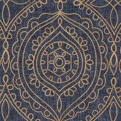 Duralee Navy DA61788-206 Sakai Prints and Wovens Collection Indoor Upholstery Fabric