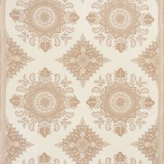 F Schumacher Montecito Medallion Neutral 176480 by Mark D Sikes Indoor Upholstery Fabric
