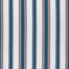 Thibaut Samba Stripe Teal and Cranberry W74665 Festival Collection Upholstery Fabric