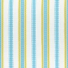 Thibaut Samba Stripe Sky and Sunshine W74671 Festival Collection Upholstery Fabric