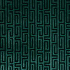 Robert Allen Velvet Maze Aquamarine 222847 Artisan Collection Indoor Upholstery Fabric