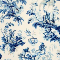 F Schumacher Plaisirs De La Chine Porcelain 172852 Schumacher Classics Collection Indoor Upholstery Fabric