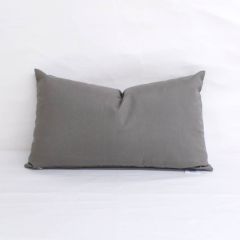 Indoor/Outdoor Sunbrella Spectrum Graphite - 20x12 Throw Pillow