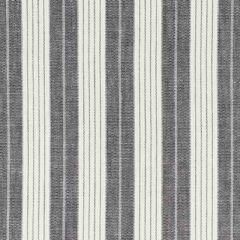 F Schumacher Horst Stripe Blackwork 72601 Vogue Living Collection Indoor Upholstery Fabric