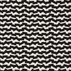 F Schumacher Jumble II Black 176670 Indoor / Outdoor by Studio Bon Collection Upholstery Fabric