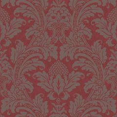 Cole and Son Blake Red and Silver 94-6034 Albemarle Collection Wall Covering