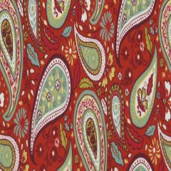 Robert Allen Art Paisley Poppy 232968 Crypton Home Collection Multipurpose Fabric