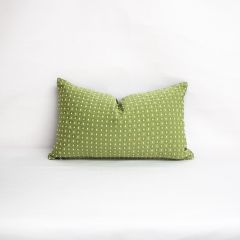 Indoor Patio Lane Olive Dots - 20x12 Throw Pillow