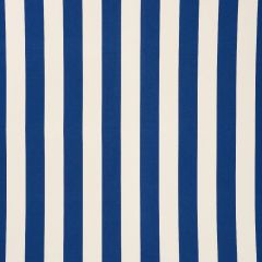 F Schumacher Cabana Stripe Indigo 71750 Indoor / Outdoor Prints and Wovens Collection Upholstery Fabric