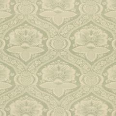 F Schumacher Villandry Damask Print Mineral 173373 Indoor Upholstery Fabric