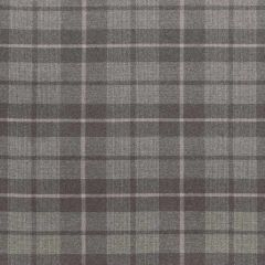 F Schumacher Montana Wool Plaid Oxford Grey 66661 Luxe Lodge Collection Indoor Upholstery Fabric