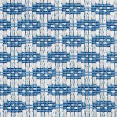 F Schumacher Hickox Blue 76651 Indoor / Outdoor Linen Collection Upholstery Fabric