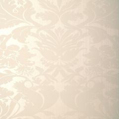 F-Schumacher Fiorella Damask-Pearl 529190 Luxury Decor Wallpaper