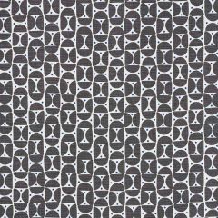 F Schumacher Mezza Luna Black 177360 Au Naturel Collection Indoor Upholstery Fabric