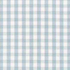 F Schumacher Elton Cotton Check Sky 63066 French Revolution Collection Indoor Upholstery Fabric