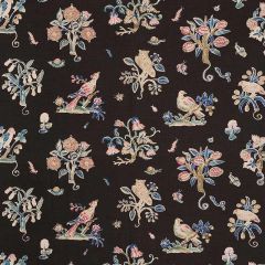 F Schumacher Magical Menagerie Black 176750 Schumacher Classics Collection Indoor Upholstery Fabric