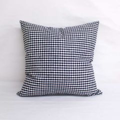 Indoor Patio Lane Cove Check Charcoal - 20x20 Vertical Stripes Throw Pillow