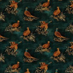 Mulberry Home Game Show Teal FD316-R122 Modern Country Velvets Collection Multipurpose Fabric