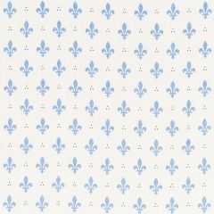 F Schumacher Fleur De Lis Blue 176960 French Revolution Collection Indoor Upholstery Fabric