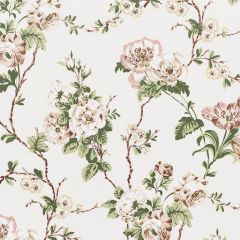 F Schumacher Betty Chintz Quiet Pink 178400 Gazebo by Veere Grenney Collection Indoor Upholstery Fabric