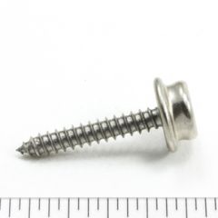 DOT® Durable™ Screw Stud 93-X8-103938-1A Nickel-Plated Brass / Stainless Steel Screw 1" 100 pack