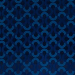 Beacon Hill Setting Circle Batik Blue 247713 Silk Jacquards and Embroideries Collection Drapery Fabric